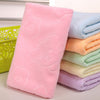 25x25cm 4pcs Superfine fiber Cartoon melange child towel