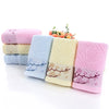 Twistless Plain Coloured Cotton Branch Plum Blossom Short Towels