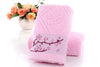 Twistless Plain Coloured Cotton Branch Plum Blossom Short Towels