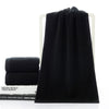 Black Towels Cotton Soft Face Towel