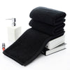 Black Towels Cotton Soft Face Towel