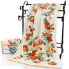 HAKOONA Roses Wreaths Floral Printed Large Bath Towel