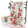 HAKOONA Roses Wreaths Floral Printed Large Bath Towel