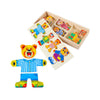 Wooden Dress Up Bear Dressing Jigsaw