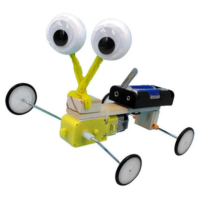 DIY Wooden Remote Control Electric Robot