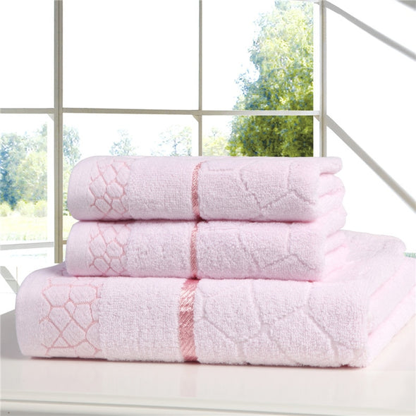 UNIKEA . . Fashion Cotton Towels Suit 2pcs Towel