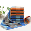 Bamboo Cotton Solid Bath Towel For Adults Fast Drying Soft 35X75CM