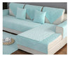 3D Stone Pattern Sofa Cover Towel Slipcover Plush Fabric Thick Sofa