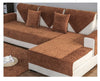 3D Stone Pattern Sofa Cover Towel Slipcover Plush Fabric Thick Sofa