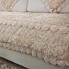 Thicken Plush Fabric Sofa Cover Lace Slip Resistant