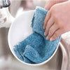 Bamboo Fiber dish Cloth Kitchen Cleaner Wipping