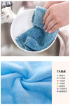 Bamboo Fiber dish Cloth Kitchen Cleaner Wipping