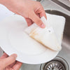 1PC Anti-Grease Bamboo Dish Cloth Kitchen