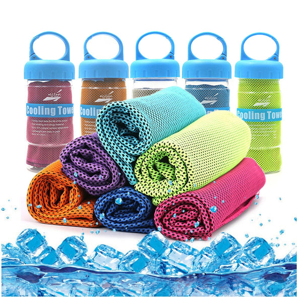 Microfiber Sport Towel Rapid Cooling Ice Face Towel