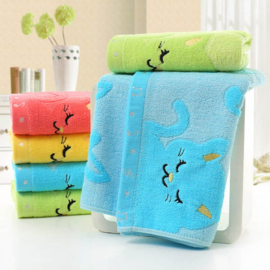 25*50CM Antibacterial Non-twisted Bath Towel