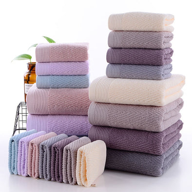 face wash towel cotton plain jacquard small hand towels