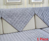 1PC Plaid Plush Fabric Sofa Cover European Style Soft