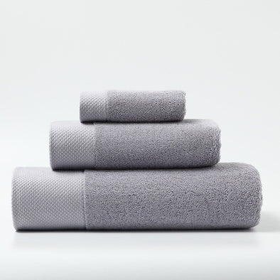 100% Cotton Platinum Satin Towel Set Bath Towels