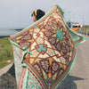 New HOT SALE! Silk travel  beach towel.Summer sunscreen scarf