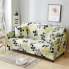 Europe Floral Sofa Cover Elastic Polyester Sectional L