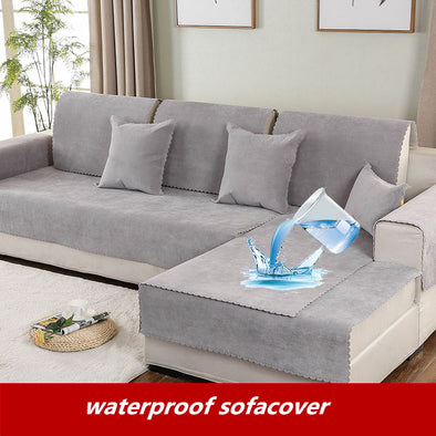 Waterproof European non-slip sofa cushion Solid color