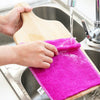 Dish Towel Cloth Bamboo Fiber Washing Magic