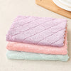 1pc Anti-grease Fiber Dishcloth Dishrag Duster