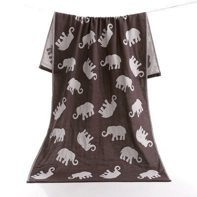 New Gauze big towel 100% Cotton Elephant Bath Towel Beach Towel